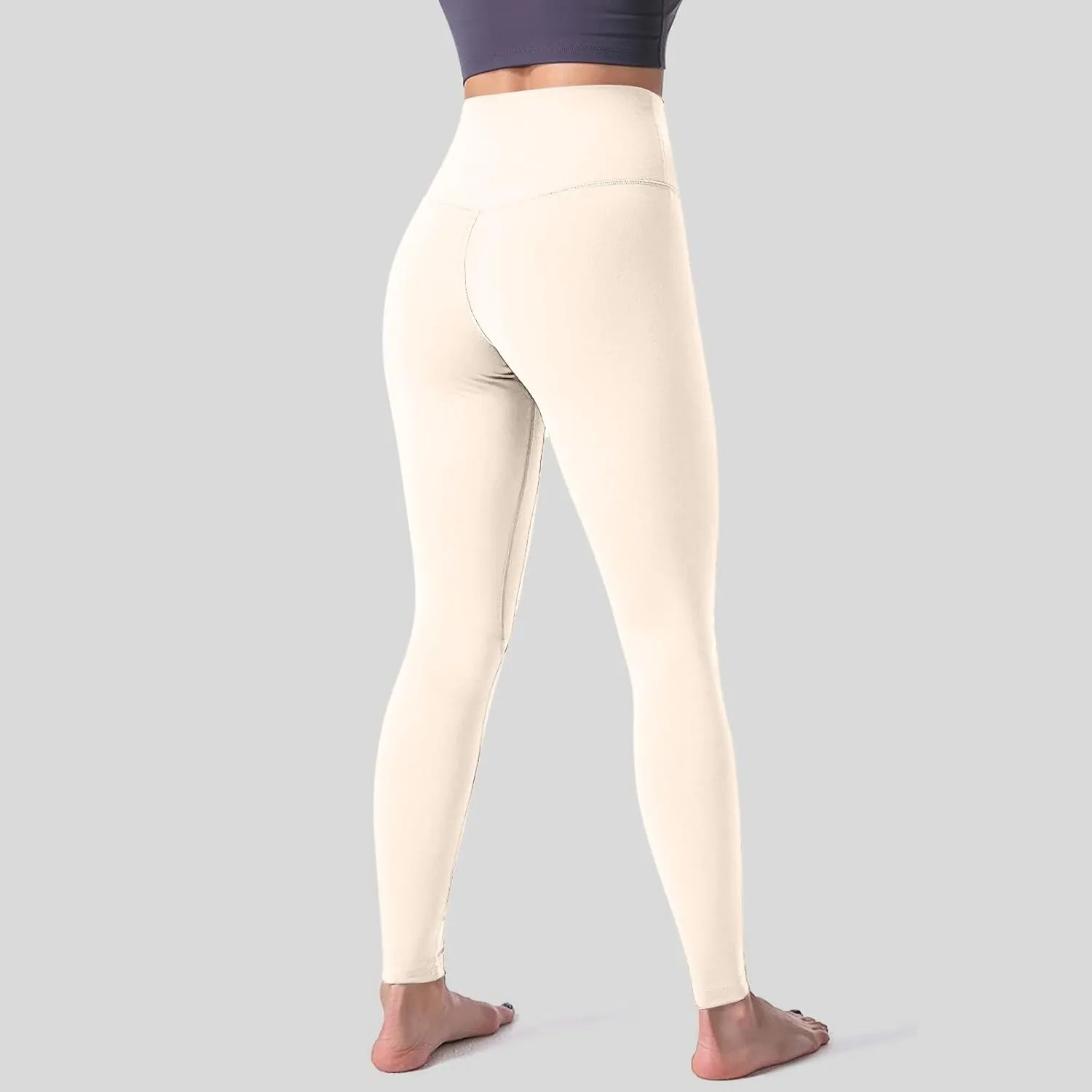 Women High Waisted Leggings Stretch Slim Butt Lifting Yoga Pant Through Tummy Control Sport Gym Lounge Tights Trouser