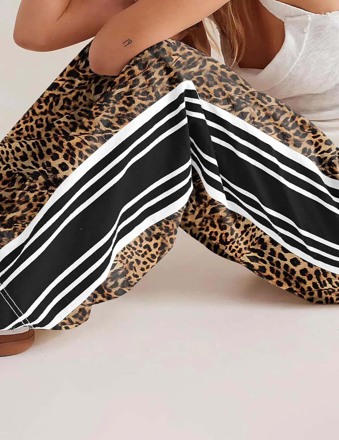 Womens Hudson Canyon Pants Side Striped Sweatpants Drawstring Waist High Rise Pant Trousers with Pockets