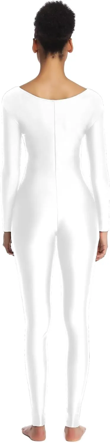 Women's Long Sleeve Unitard Dance Costume Spandex Full Body Suits One Piece Jumpsuits