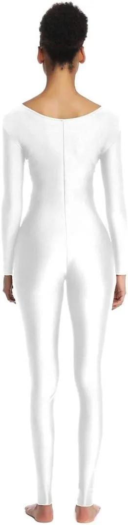 Women's Long Sleeve Unitard Dance Costume Spandex Full Body Suits One Piece Jumpsuits